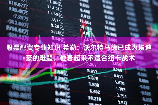 股票配资专业知识 希勒：沃尔特马德已成为埃迪·豪的难题，他看起来不适合纽卡战术